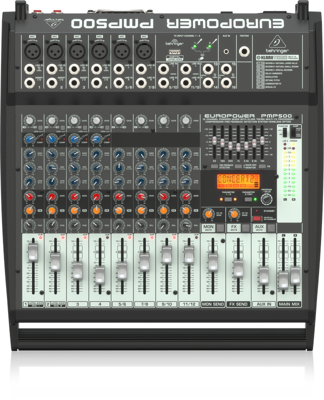 BEHRINGER PMP500 Mezclador Auto amplificado PMP500