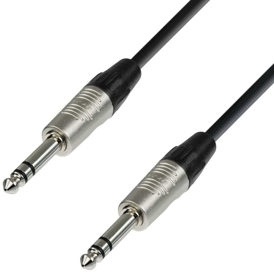 ADAM HALL Cable REAN de Jack 6,3 mm estéreo a Jack 6,3 mm estéreo 9 m K4BVV0900