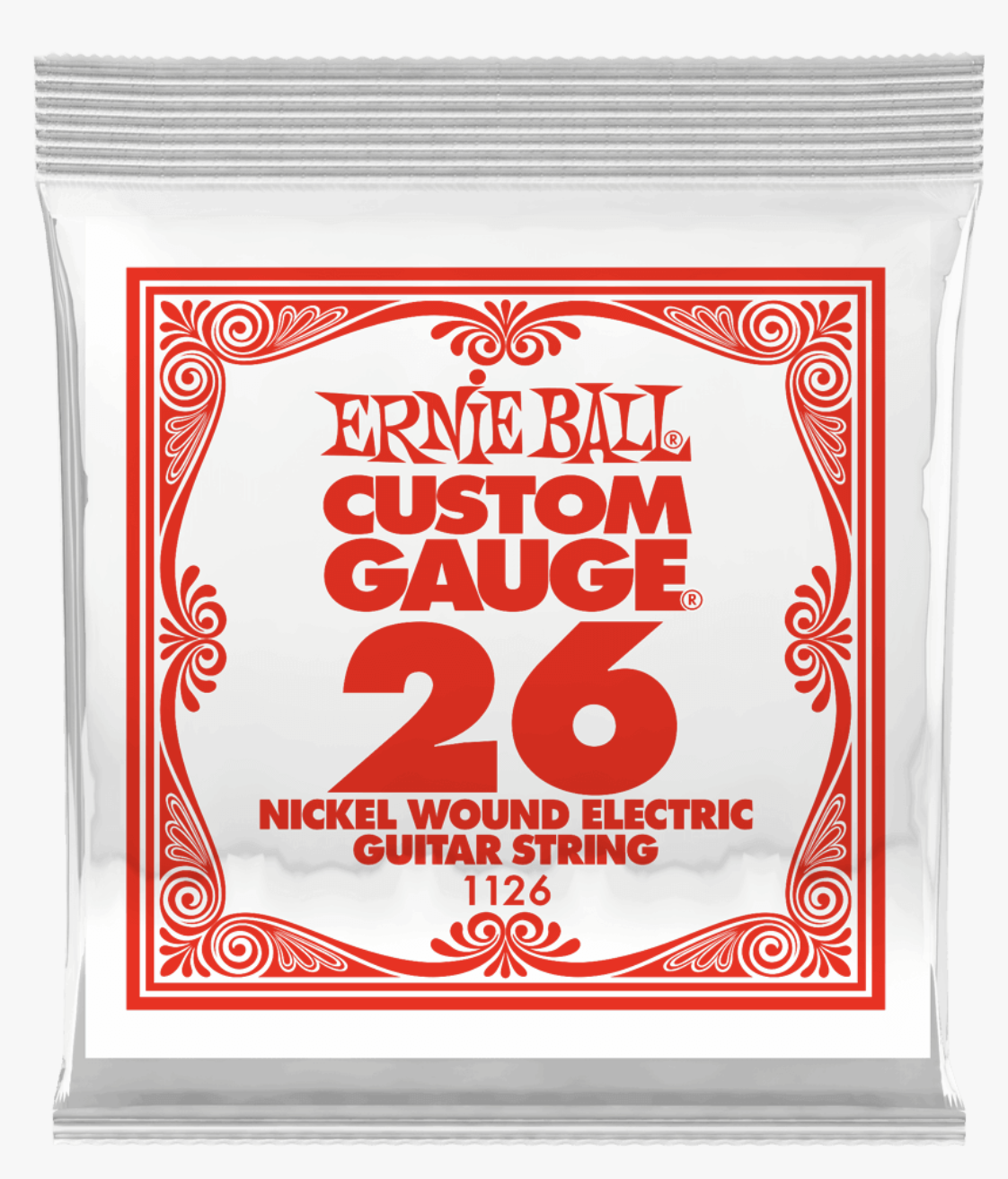 Ernie Ball 1126 Slinky Entorchada Cuerda Para Guitarra Electrica 0.26 1126
