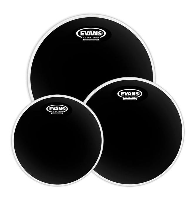 Evans Pack Black Chrome Rock 10, 12 y 16 ETPCHRR ETPCHRR