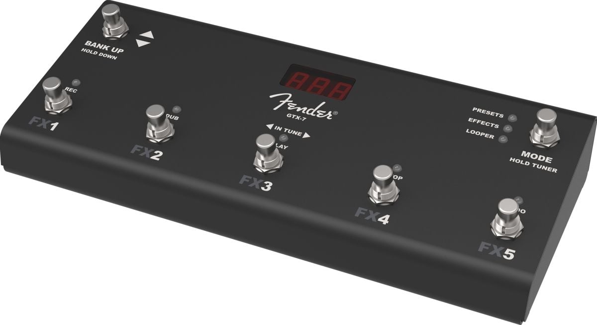 Fender Mustang GTX-7 Footswitch Pedal para GTX50 y GTX100 ( REACONDICIONADO ) GTX-7 FOOTSWITCH