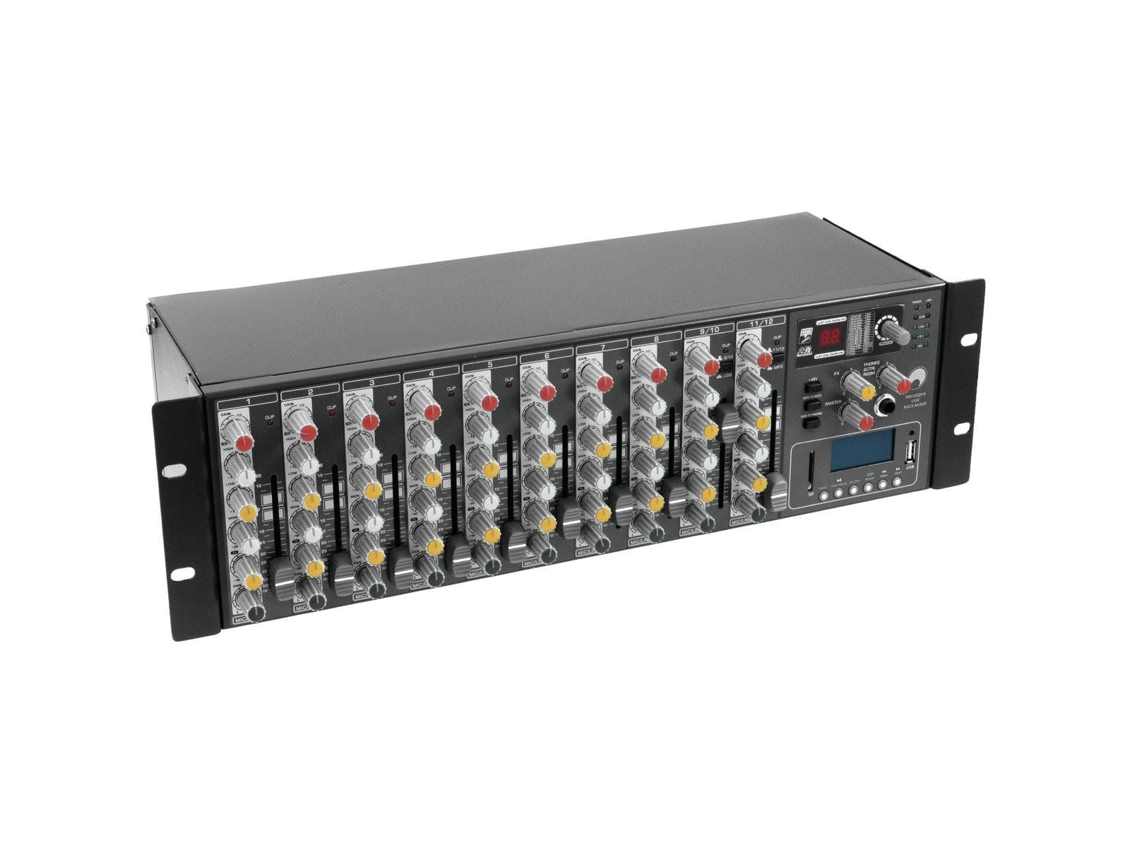 Omnitronic RM-1422FX USB Mezclador en Rack RM-1422FX USB