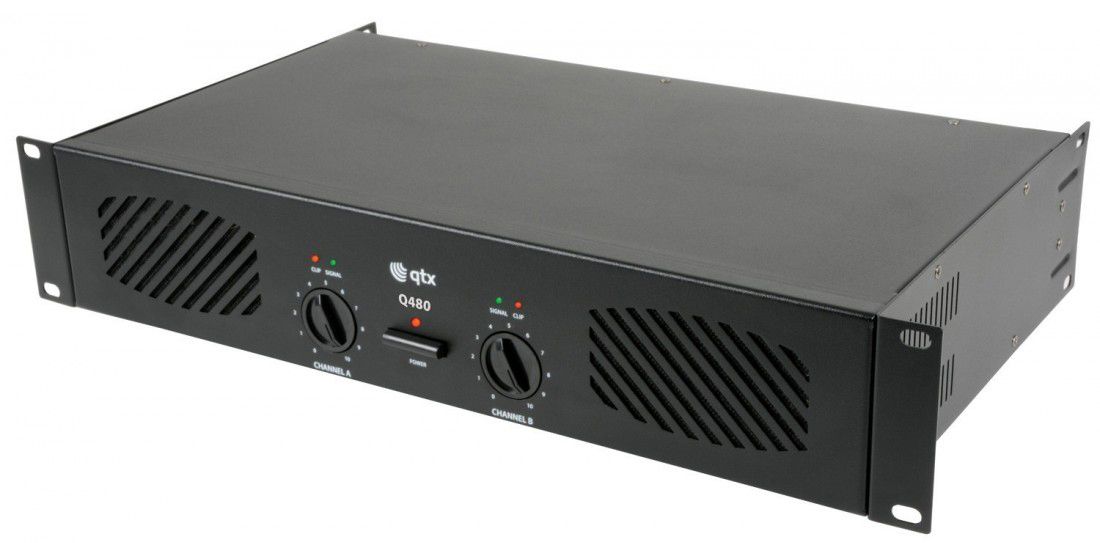 QTX Q480 Etapa de Potencia Estéreo Q480