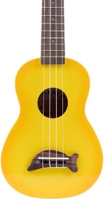 Kala Mksdylb Ukelele Soprano Makala Amarillo Serie Delfín MKSDYLB
