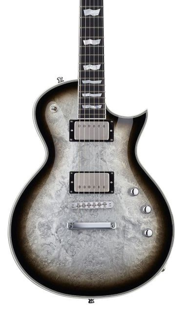 ESP Eclipse Custom Silver Liquid Metal Burst Guitarra Eléctrica ECLIPSE CUSTOM SILVER LIQU