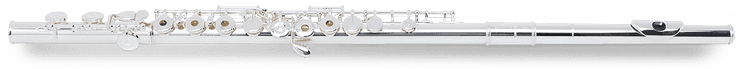 Pearl Flute 795RE Flauta Travesera Platos Abiertos Elegante VPE795RE