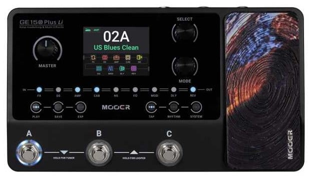 Mooer GE150 PLUS Li Pedalera multiefectos con batería Mooer GE150 PLUS Li