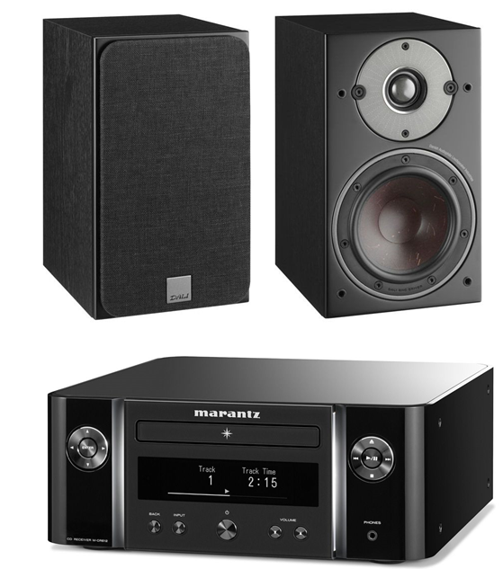 Marantz Melody X MCR612 Black + Dali Oberon 1 Black Melody X MCR612 Black + Dali Oberon 1 Black
