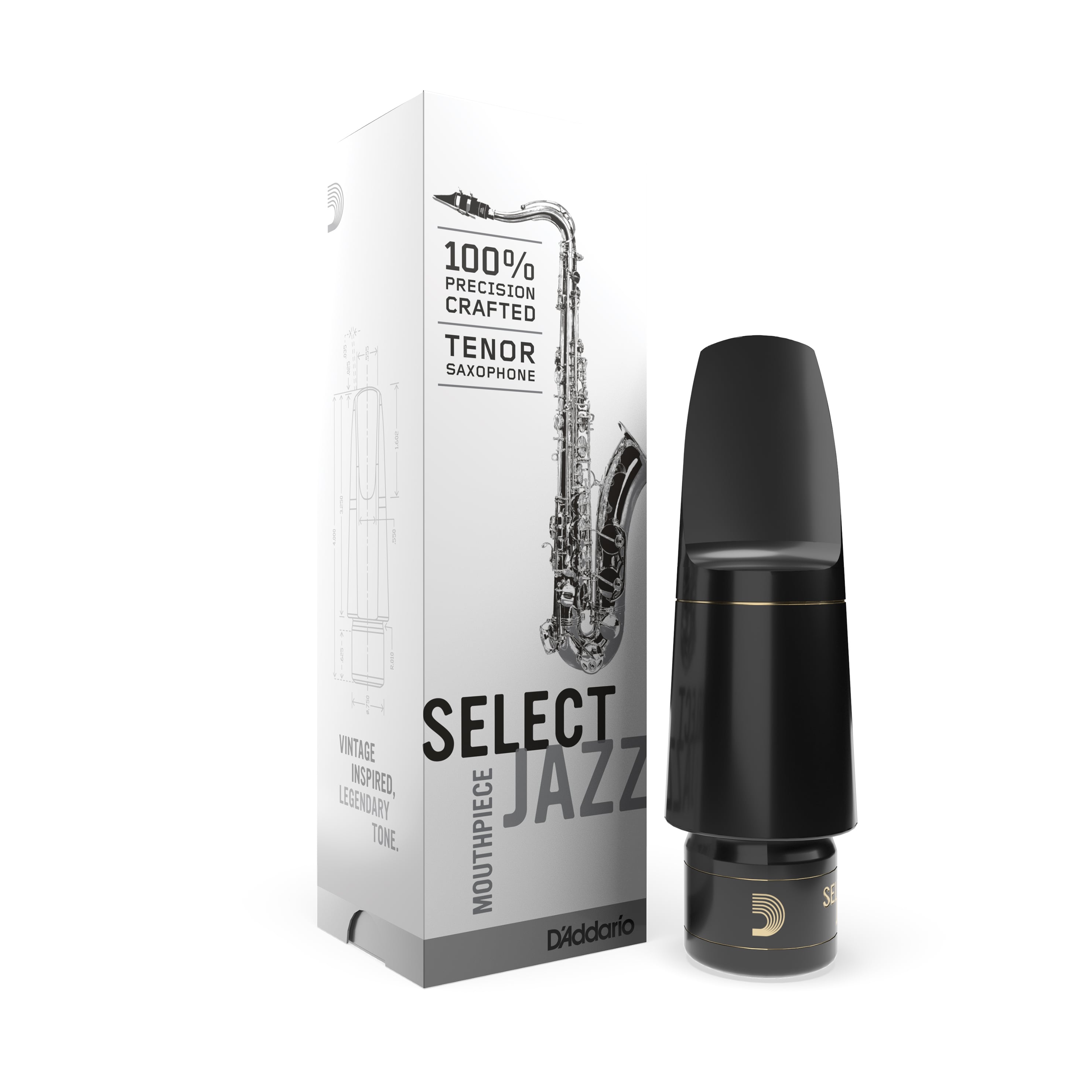 D´addario Mpc Select Jazz Ten Sax D7 Med MKS-D7M