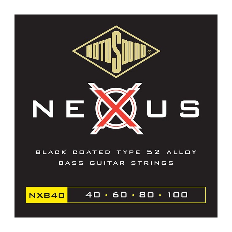 Rotosound Juego De Cuerdas  Nexus Para Bajo 40-100 NXB40