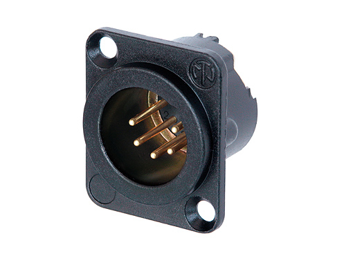 Neutrik nc5md-lx-b Conector XLR Macho 5 Pins nc5md-lx-b