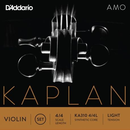 D´addario KA310 Juego de cuerdas Kaplan Amo para violín 4/4, tensión suave KA310 4/4L Kaplan Amo Violín