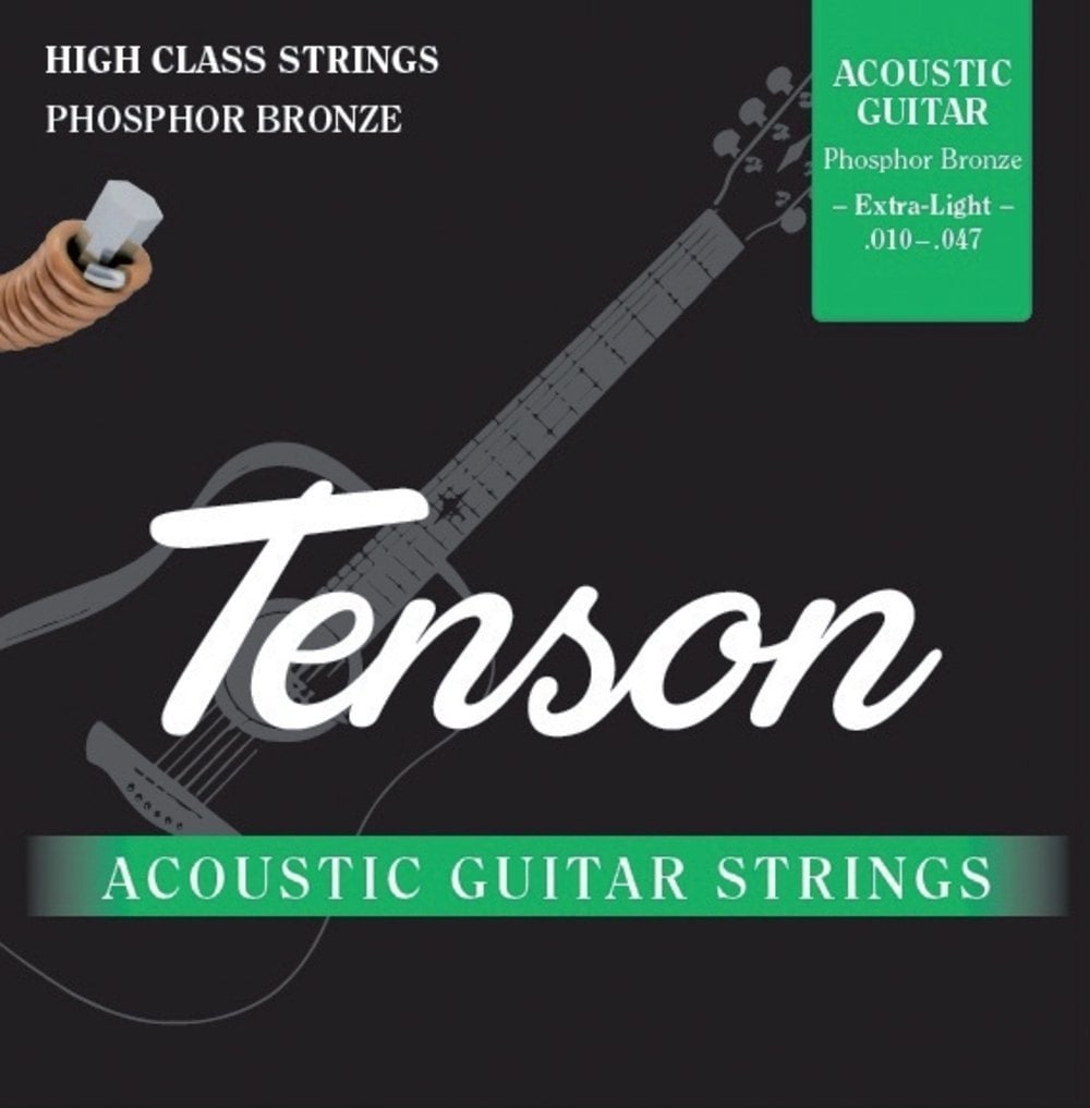 Gewa F600740 Cuerdas Guitarra Acústica Phosphor Bronze .010-.047, Extra Light F600740