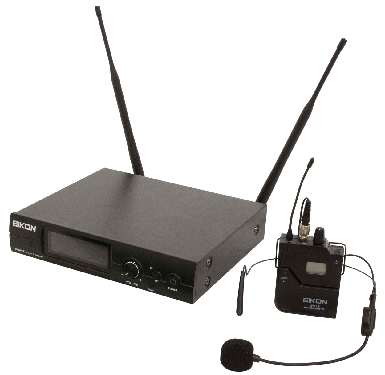 Eikon RMW921H. Sistema Micrófono de Diadema Inalámbrico UHF PLL RMW921H