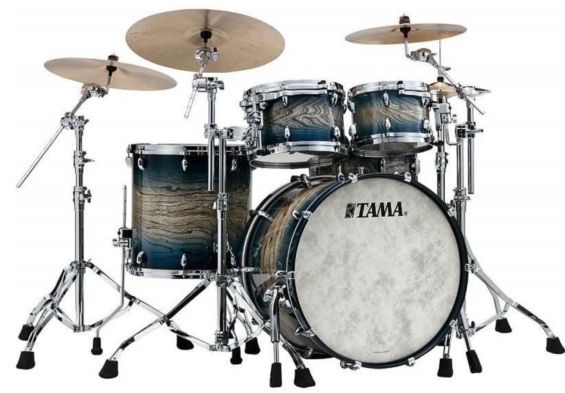 Tama TW42RZS-AIJB Star Walnut Standard Indigo Japanese Sen Burst Batería Acústica TW42RZS-AIJB