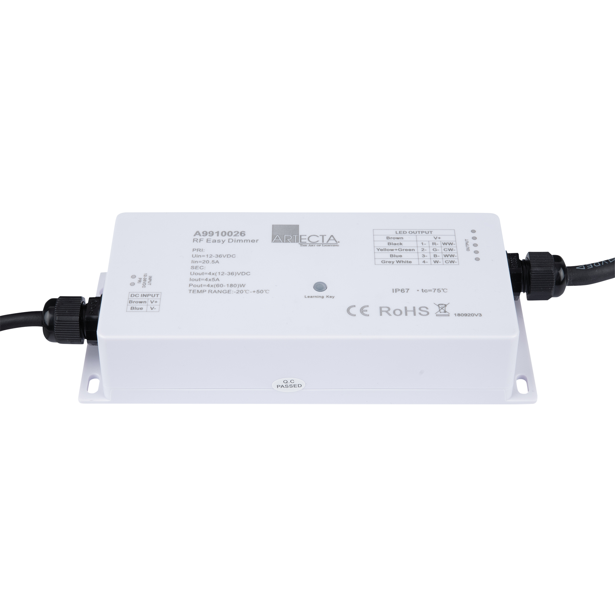 Artecta Receptor RF impermeable Play-XV A9910026