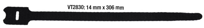 ADAM HALL VT 2830 Pack 10 Bridas Velcro 306mm VT 2830 Pack 10