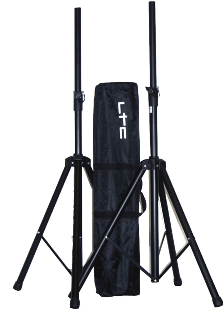 Ibiza Sound SS01B Soporte de altavoz pareja con Funda SS01B