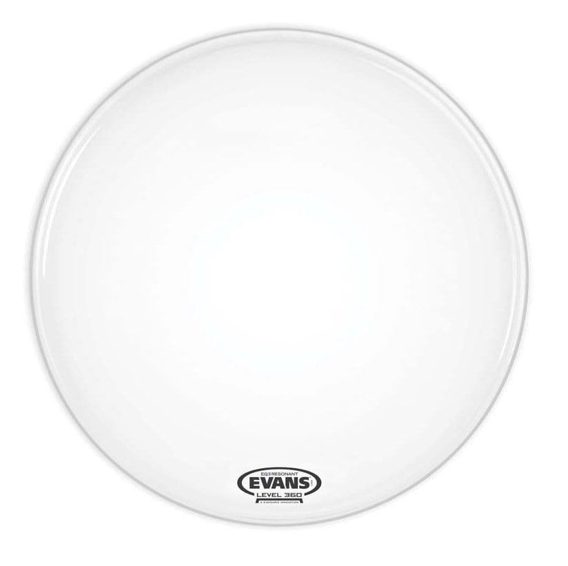 Evans BD20RGCW-NP, Parche, 20", 1 Capa Superficie Rugosa, Para Bombo, Blanco BD20RGCW-NP