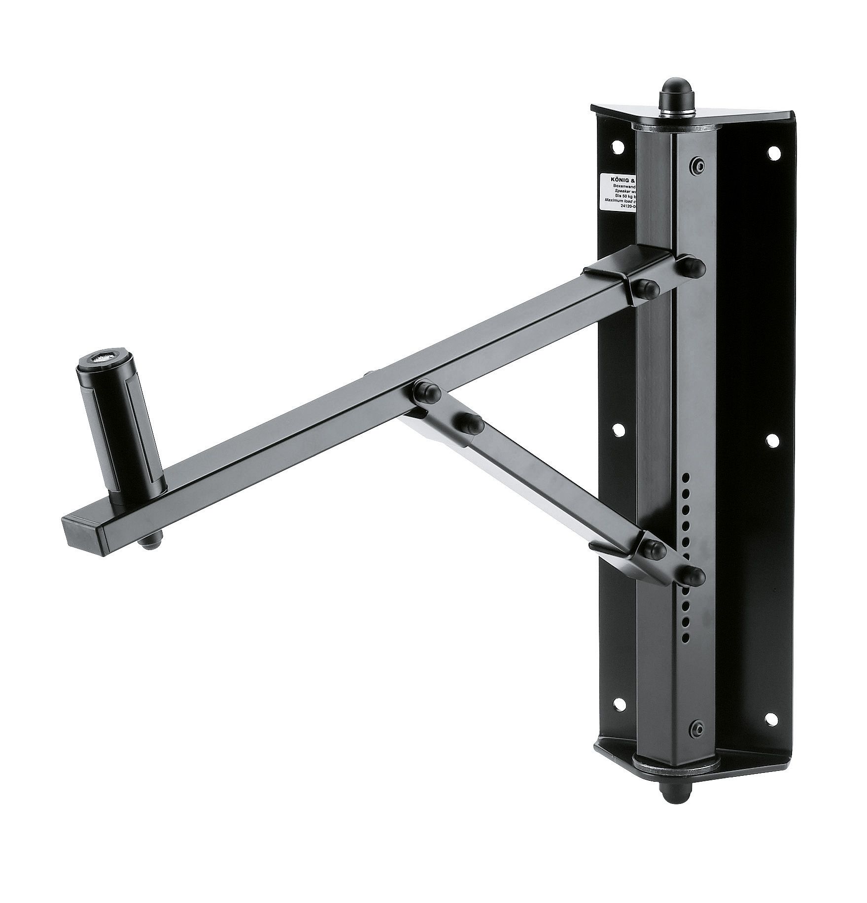 Konig & Meyer 24120 Soporte De Altavoz Para Montaje En Pared Negro 24120