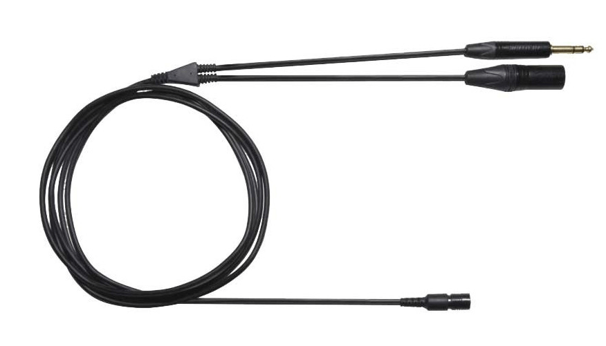 SHURE BCASCA-NXLR3QI Cable recambio para auricular BRH440M/BRH441M. XLR3MX/Jack Stereo 6,5 BCASCA-NXLR3QI