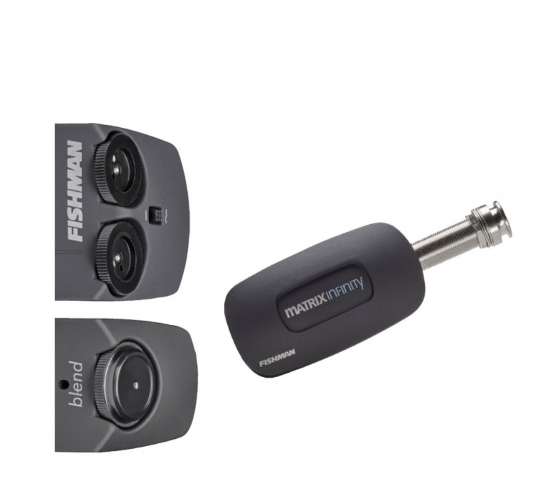 Fishman Sistema Matrix Infinity Mic Blend Pastilla y Preamplificador Guitarra Acústica PROMATMBV