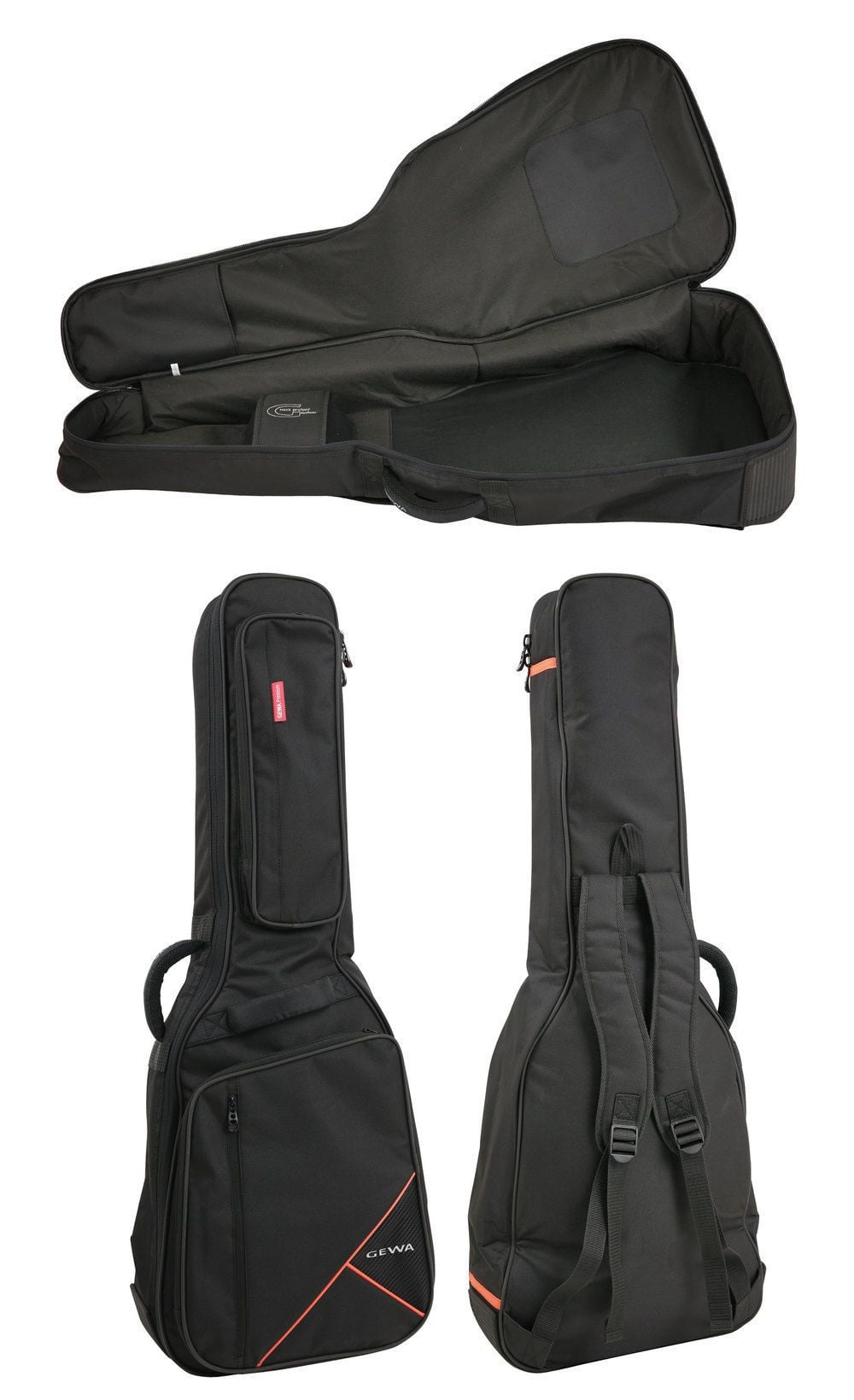 GEWA 213500 Funda de Guitarra Premium 20 Bajo Electrico Negro 213500