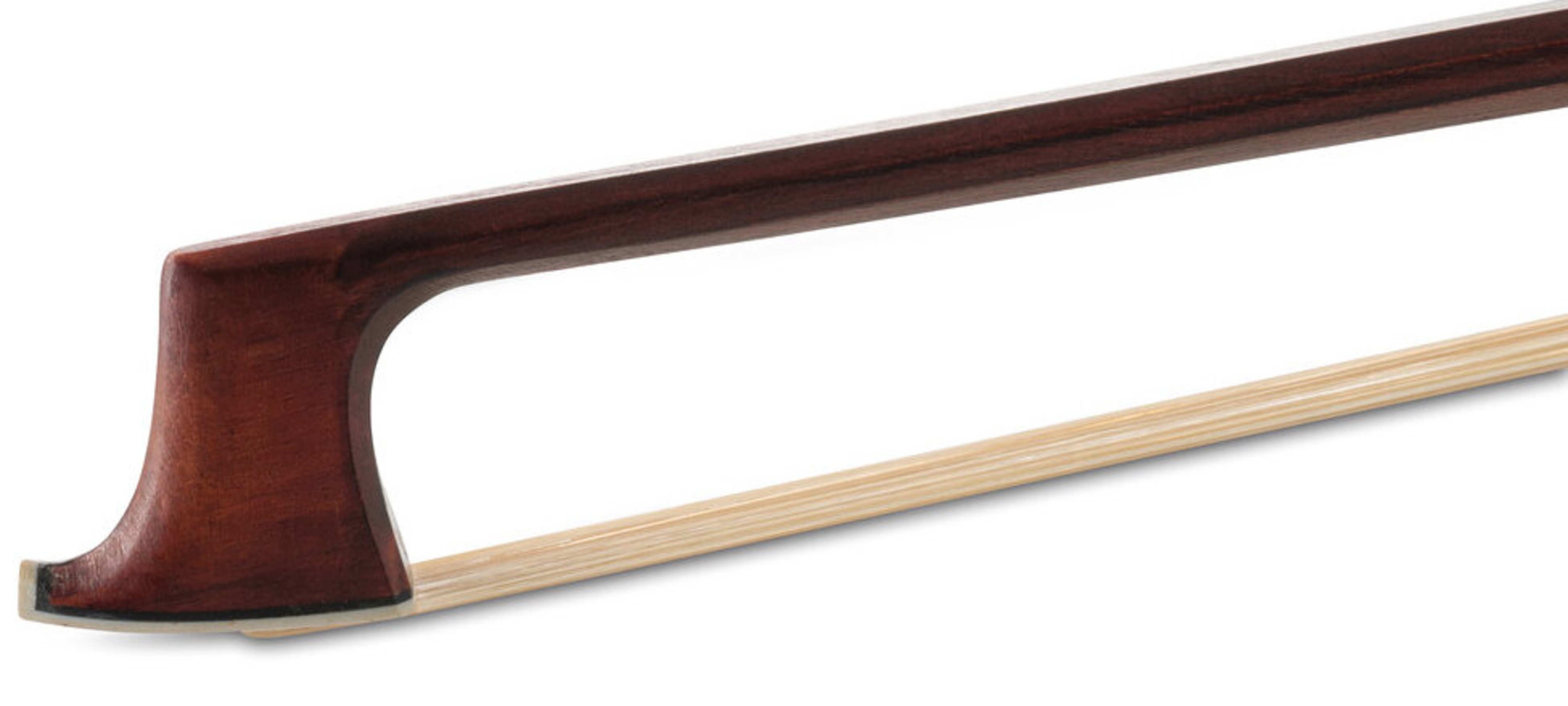 Gewa Arco de Violín de Madera Brasil Entorchado de Hueso de Ballena 3/4 Arco de Violín Entorchado de Hueso de Ballena 3/4