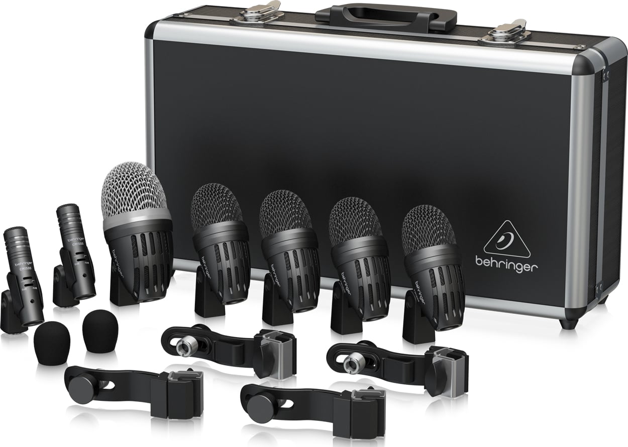 Behringer BC1500 Juego de 7 Micrófonos de Batería BC1500