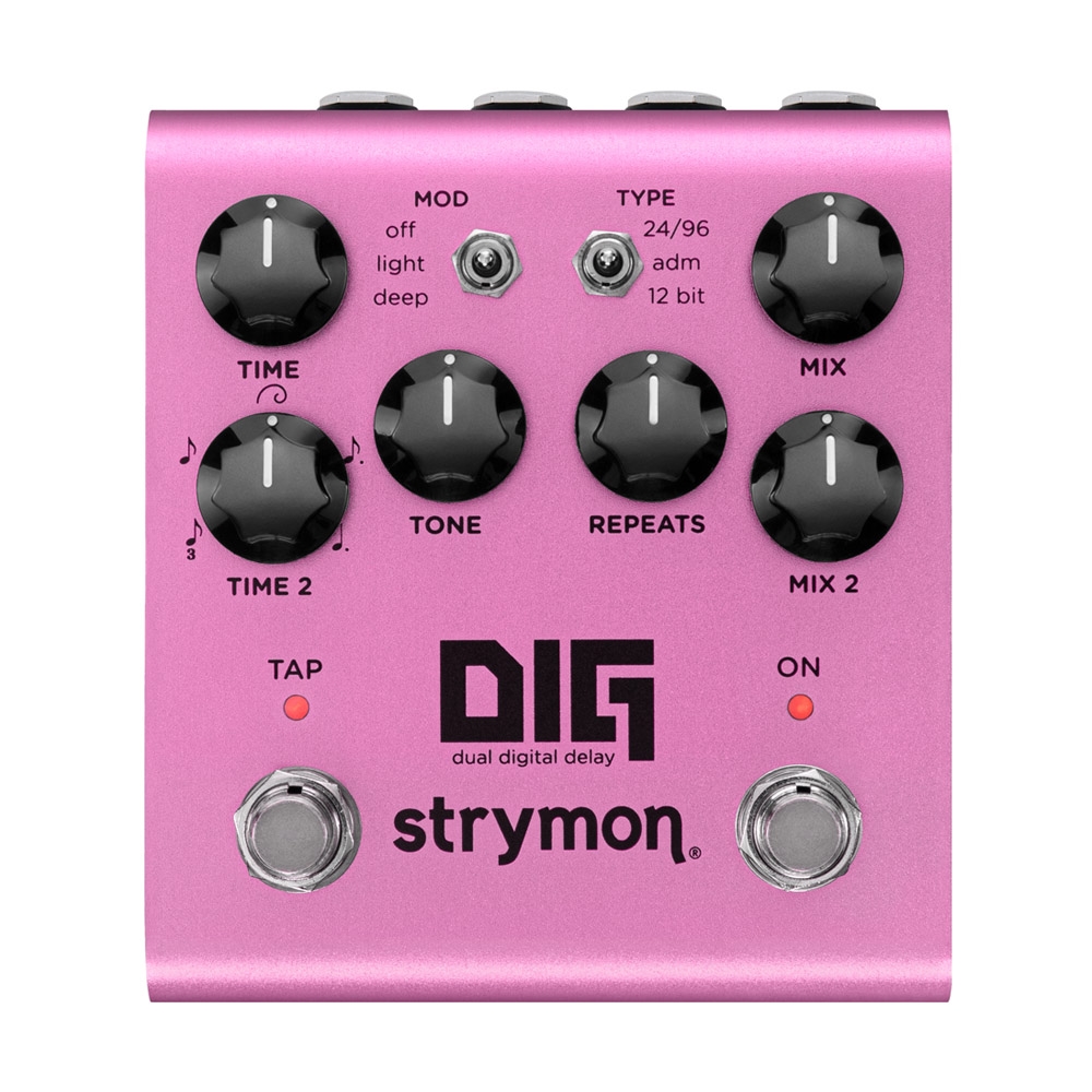 Strymon DIG 2FSR Digital Delay Pedal de Efectos para Guitarra DIG V2