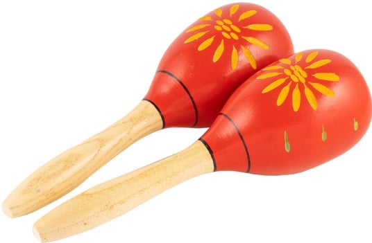 Jinbao M22 Maracas De Madera De 9" M22