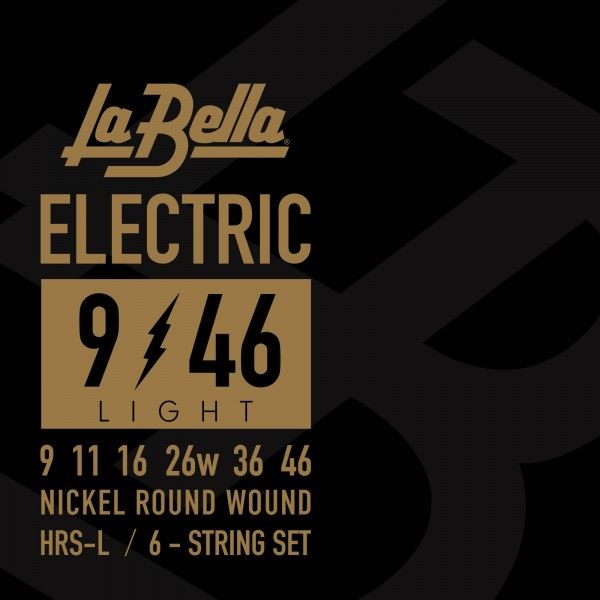 La Bella HRSL Juego De Cuerdas Para Guitarra Eléctrica Hrs Light 9-46 HRSL