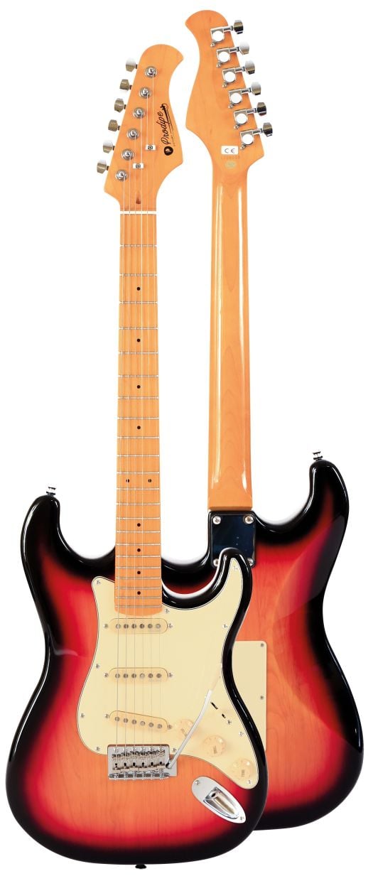Prodipe St80Sb Guitarra Eléctrica Serie St80-Ma Stratocaster Sunburst ST80SB