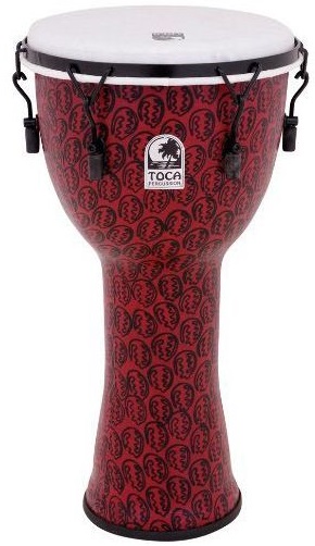 Toca Percussion TF2DM-12RM Djembe Freestyle II Afinación mecánica Red Mask TF2DM-12RM