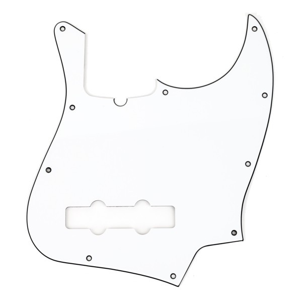 Soundsation Golpeador JP-3W para Jazz Bass, 3 capas, blanco JP-3W