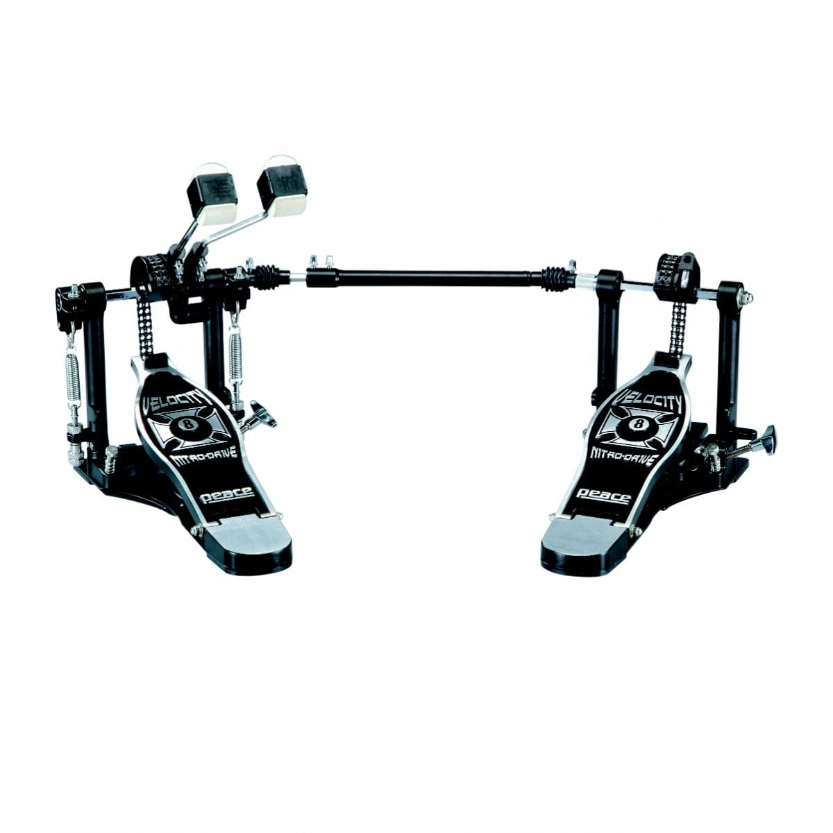 Peace P-38950DCL Pedal doble para bombo de la serie VELOCITY para zurdos P-38950DCL
