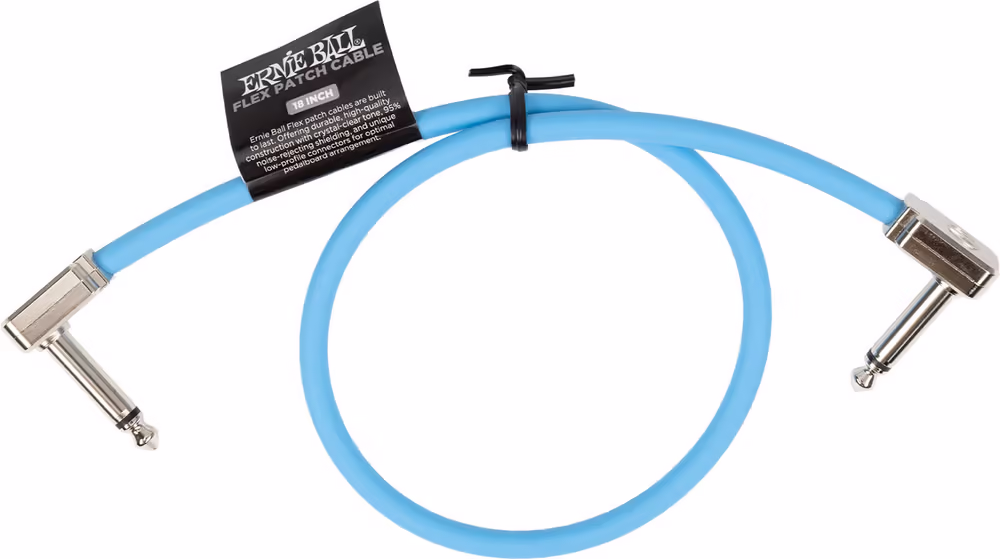 ERNIE BALL Cable Eb Flex Patch 18? Azul EEB6457