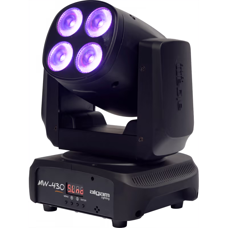 Algam Lighting Mw430 Cabeza Móvil Luz Led Wash 4 X 30W Rgbw LALMW430