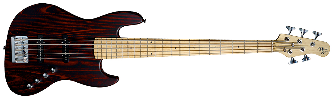 Michael Kelly MKO5OTRMRC ELEMENT OP Bajo 5 cuerdas Trans Red EMKO5OTRMRC