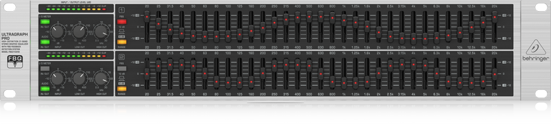 BEHRINGER FBQ3102 HD Ecualizador gráfico estéreo ecualizador fbq 3102 hd