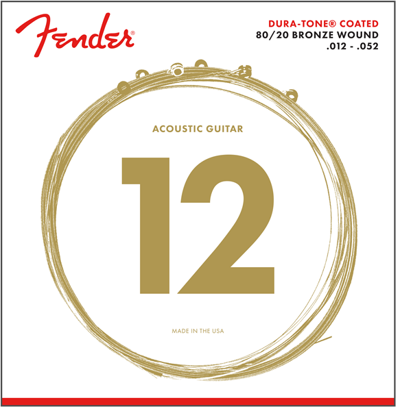 Fender Cuerdas Guitarra Dura-Tone 880L 80/20 Calibre 12-52 Dura-Tone 880L 80/20 Calibre 12-52