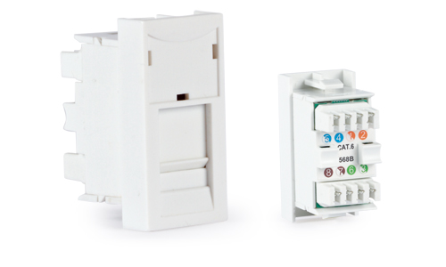 Fonestar WP-49RJ Panel de conexión RJ-45 FTP Cat 6 T568B WP-49RJ