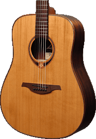 LAG TL118D Guitarra Acústica para Zurdos Formato Dreadnought Serie Tramontane TL118D