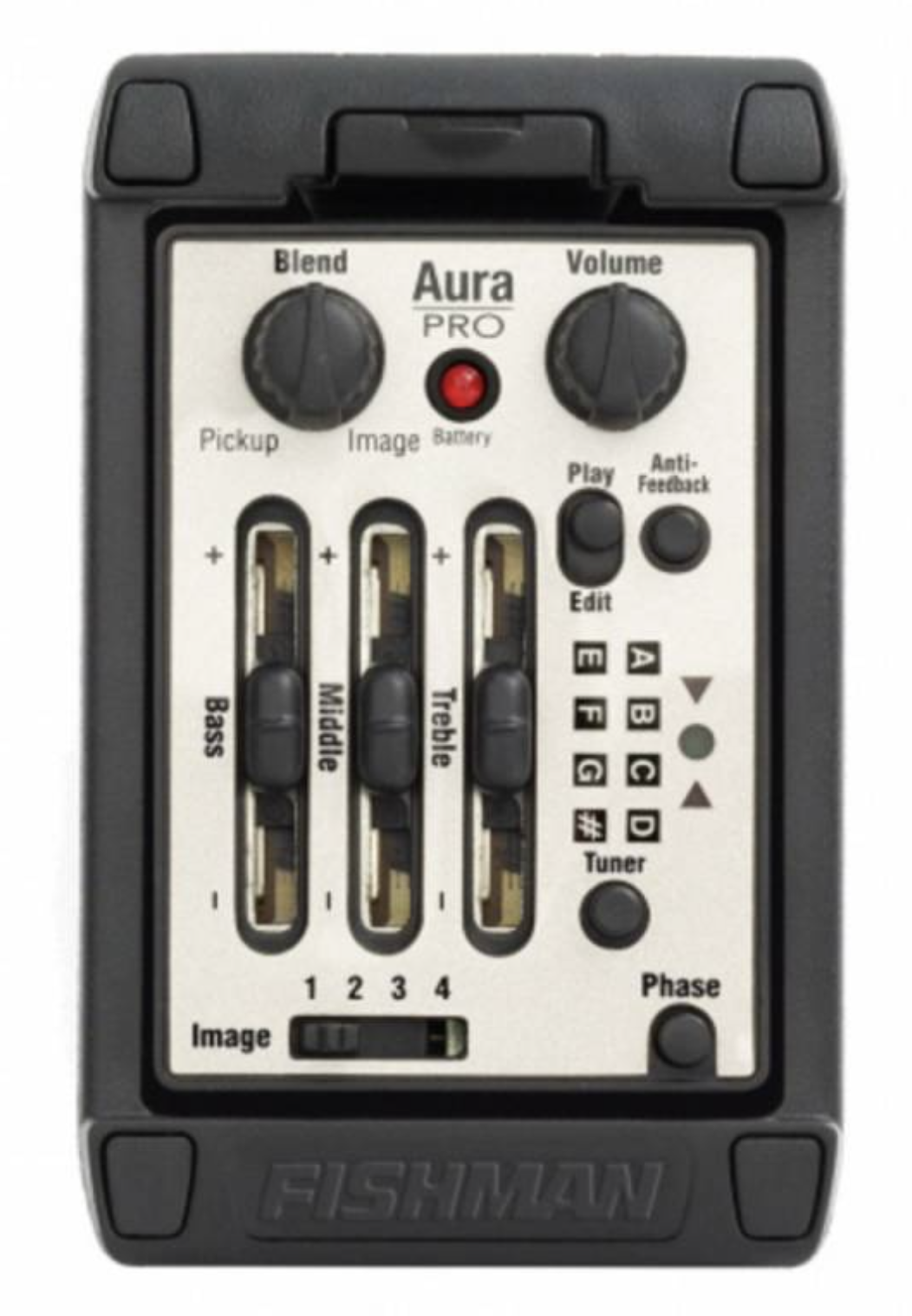 Fishman Onboard Aura Pro Preamplificador Guitarra Acústica Onboard Aura Pro