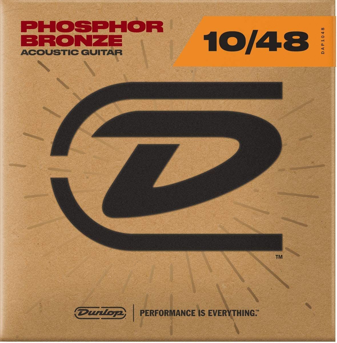 Dunlop DAP1048 Juego Cuerdas Guitarra Acustica phosphor Bronze Extra Light 10-48 DAP1048
