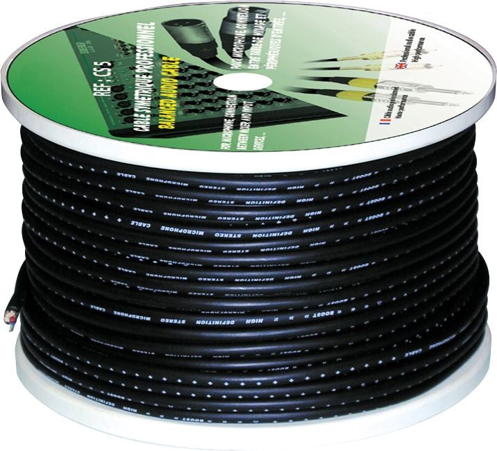 BST CAB-HQ Cable de Micrófono Bobina de 100 Metros CAB-HQ