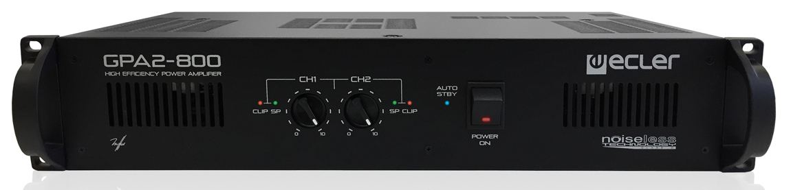 Ecler Amplificador Estéreo de Alto Rendimiento 2 x 720W GPA2-800
