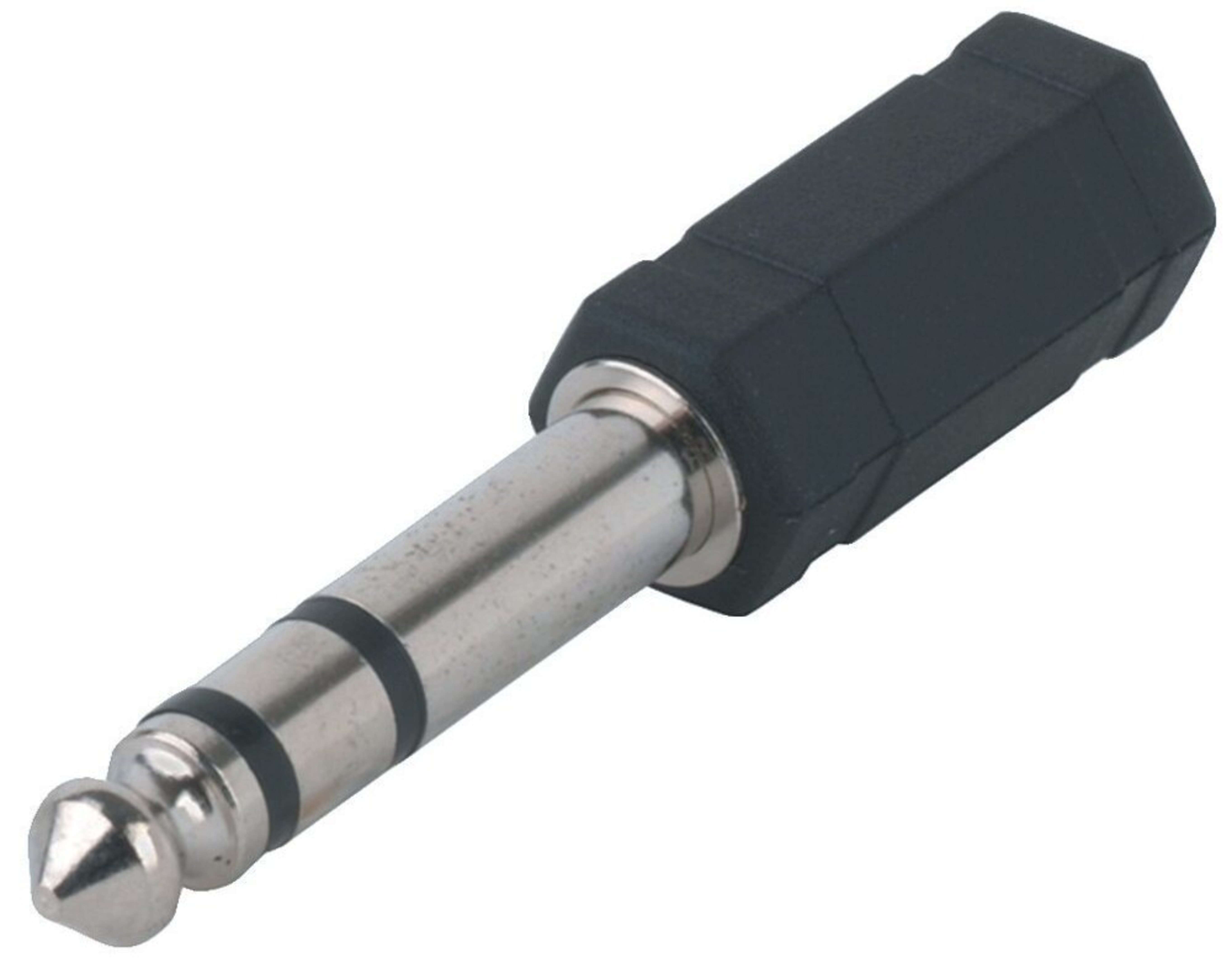 Gewa Conector Jack Estéreo 3,5mm a Jack Estéreo 6,3mm Conector Jack Estéreo 3,5mma 6,3mm