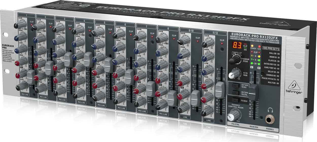 Behringer RX1202FX V2 Mezclador de Rack RX1202FX V2