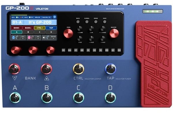 Valeton GP-200X Pedal de Efectos GP-200X